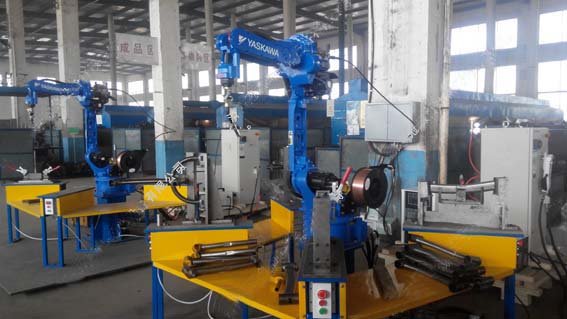 童車尾座機(jī)器人焊接工作站-濟(jì)南冠森自動(dòng)化設(shè)備有限公司